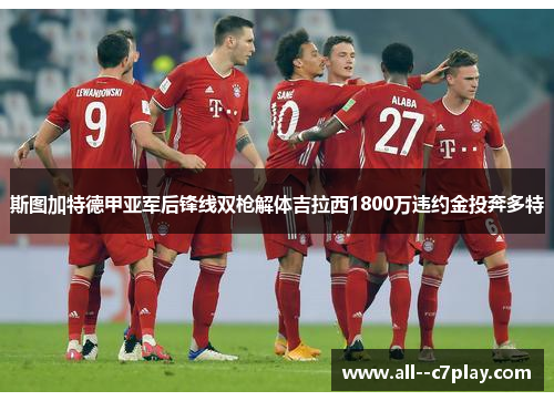 斯图加特德甲亚军后锋线双枪解体吉拉西1800万违约金投奔多特